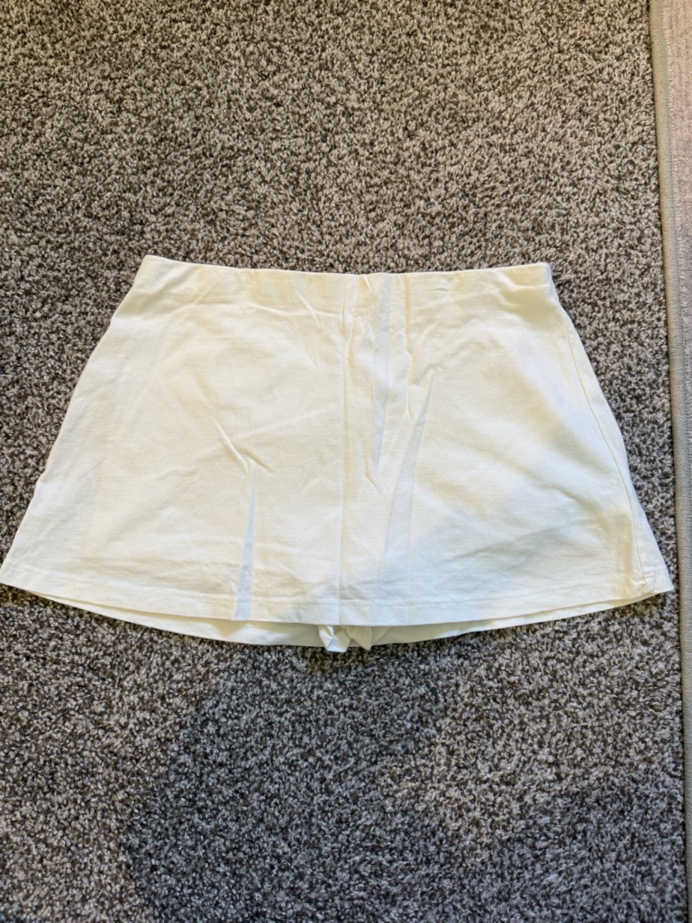 Free People White Mini Skirt